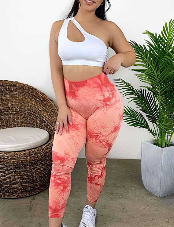 Booty pants m. print - Orange