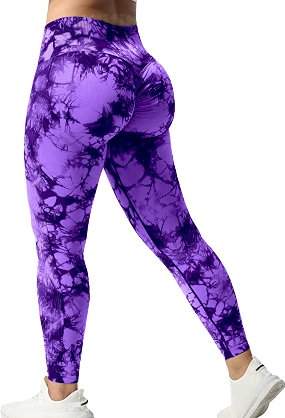 Booty pants m. print - Lilla