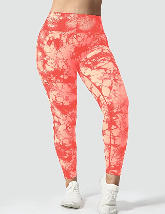 Booty pants m. print - Orange