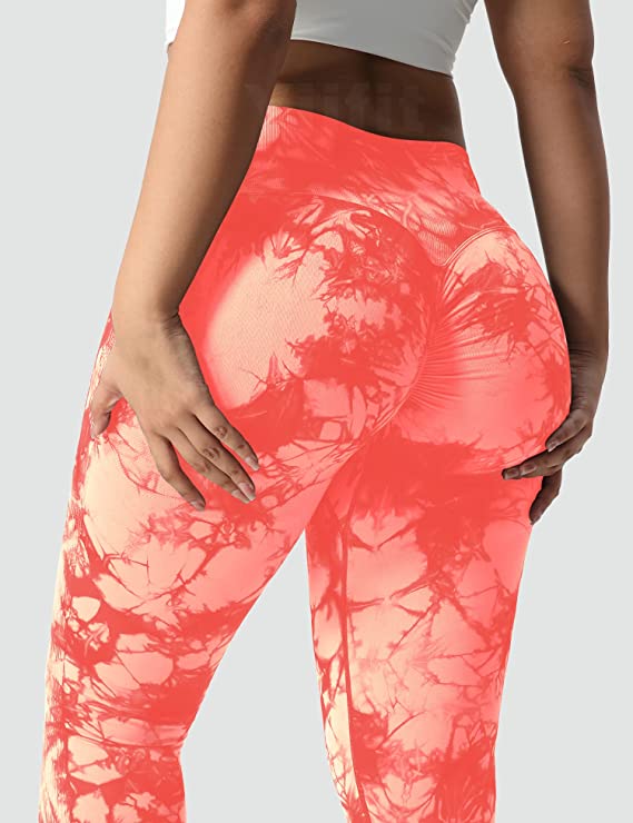 Booty pants m. print - Orange