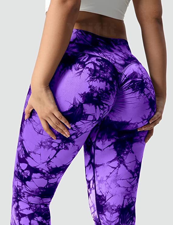 Booty pants m. print - Lilla